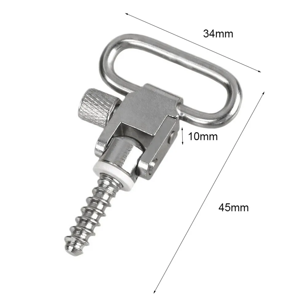 1 пара 1 дюймов быстросъемная Рогатка Вертлюги и шпильки быстросъемные Вертлюги для винтовки охотничьи Новые