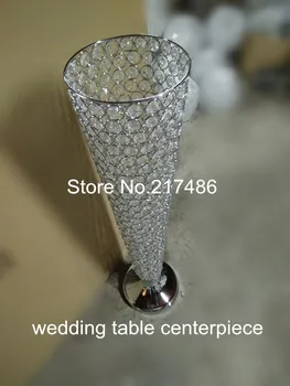 

about 30 days sent order )newest crystal aisle decor stand with sliver finish for wedding table decoration