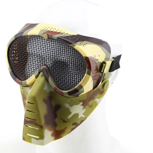 4Colors Fly Paintball Airsoft CS Wargame Masks Eye Nose Wear Protector