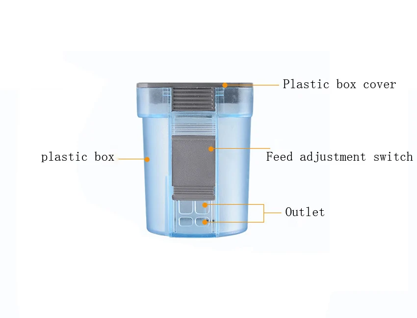 Desktop fish tank feeder aquarium intelligent mini fish feeder goldfish turtle automatic feeding device