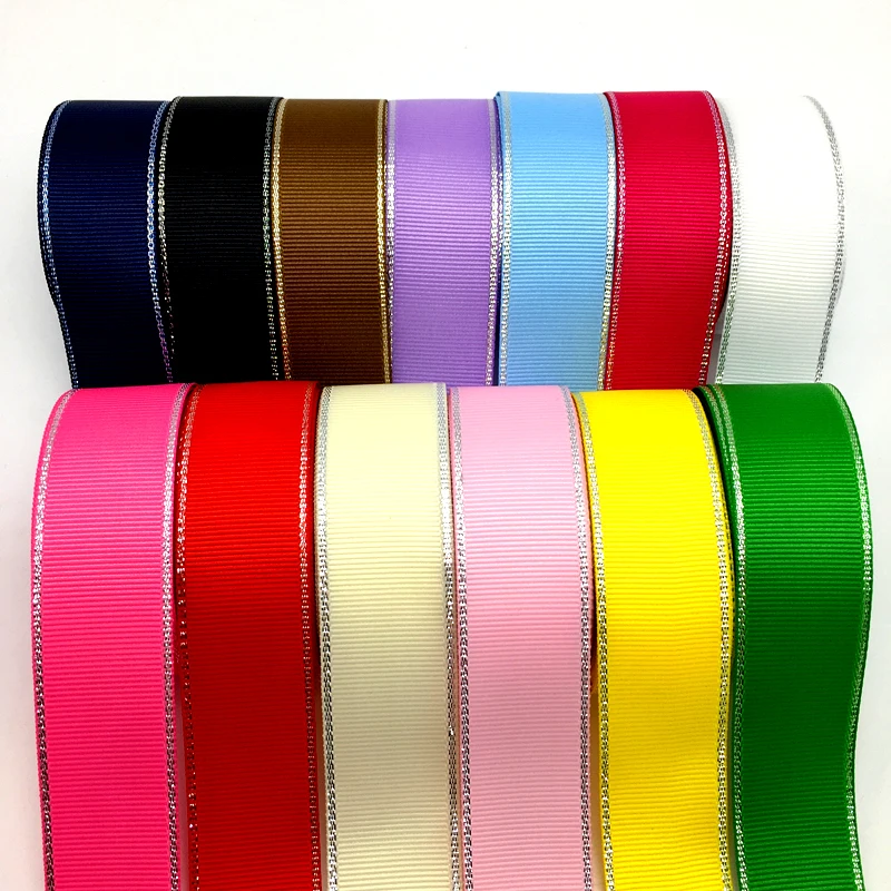 5 Yards 1" Grosgrain Ribbon Wedding Christmas Decoration Gift Wrapping Hair Bows DIY