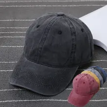 Повседневное Для мужчин хлопок сплошной Бейсбол Кепки Vantage Для женщин Бейсбол шляпа девушка Регулируемый Snapback Кепки s Bone DAD Шапки