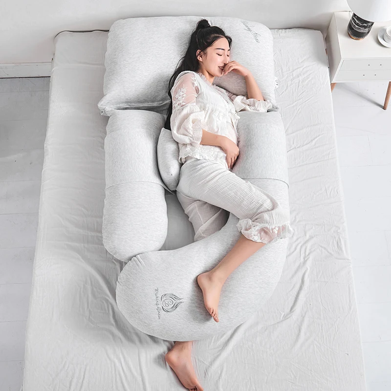 Удобная Подушка для беременных, для сна, для грудного вскармливания, поддерживающая живот, поясные подушки 85*175 см, u-образные подушки Almofada