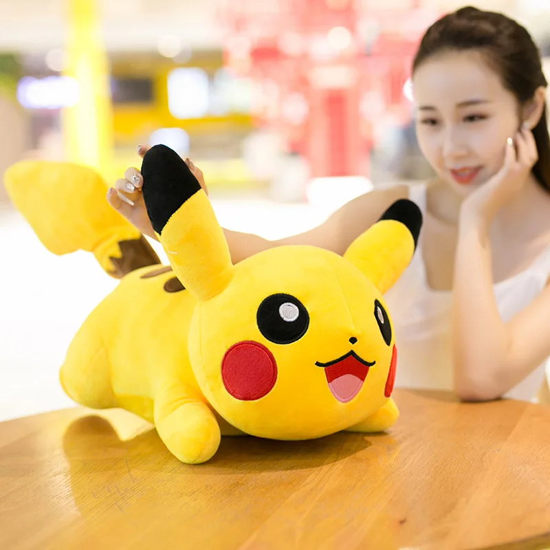 

25/40/50cm Soft Pikachu Plush Toys Pillow Stuffed Animals Pikachu Toy For Girls And Kids Gifts Home Decoration