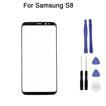 

5pcs/lot For Samsung Galaxy S8 5.8" Sm-G950F G9500 G950W touch Screen Digitizer Front Glass Touch Panel Replacement + tool