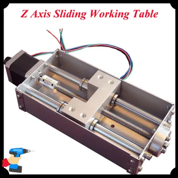 

1pc Z Axis Sliding Working Table 140mm Stroke CNC Z Axis For CNC Engraving Machine Kit