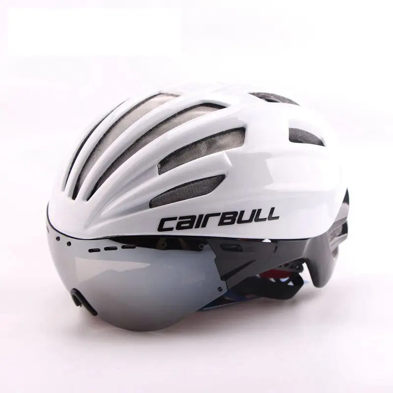 EPS+PC TT Goggle Lens Bicycle Helmet Short tail Time Trial ...