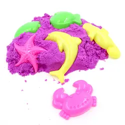 100 г/пакет динамическая глина развивающие цветные мягкие слизи пространство песок поставки играть песок антистресс детские игрушки для