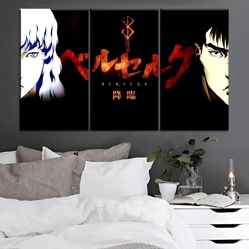 Модульный один комплект из 4 шт. Аниме Berserk Griffith Декоративная Настенная картина