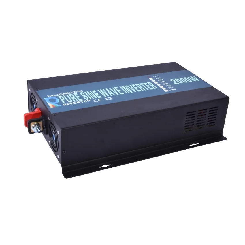 Display A Led Off Grid Solare Inverter Rb-2000S 12/24/48Vdc A 110/220Vac 2000 W Nominale Sinusoidale Pure Inverter Di Potenza Di Onda