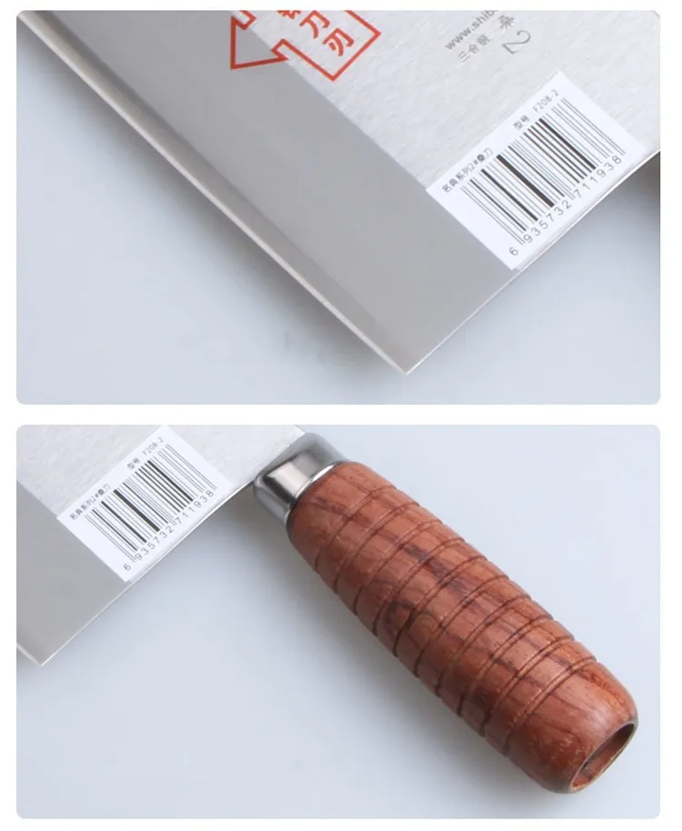 SBZ составная сталь профессиональный слайсер кухонный шеф-повара нож для нарезки тутового мяса овощей рыбы ножи Кливер