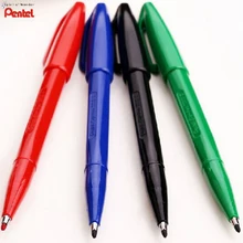 4 шт./партия кисть для рисования Pentel эскиз ручка, подпись ручка линия ручка Искусство ручной росписи ручки для рисования дизайнер Офис школа
