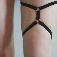 Новое уплотнительное кольцо для ног garterbelt Polly без бретелек бондаж для ног брекет выше колена ремень для чулок Роза с сердцем розничная торговля