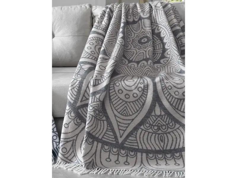 Плед полутораспальный KARNA, DAMLA, 150*240 см