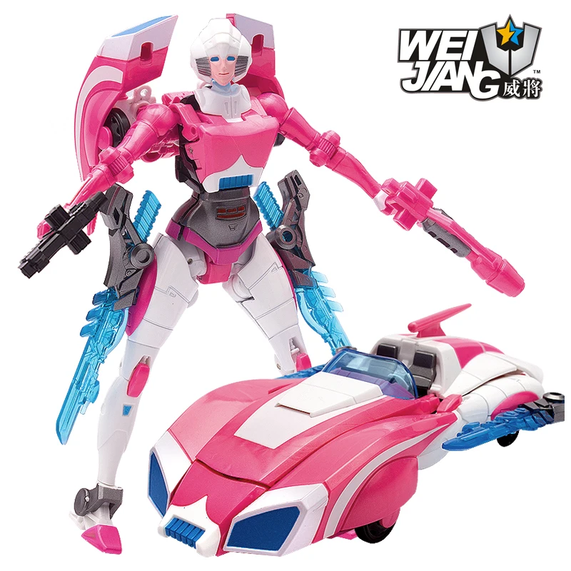 Трансформация 4 weijiang металлическая часть большие Arcee Фигурки игрушки Новые Аниме
