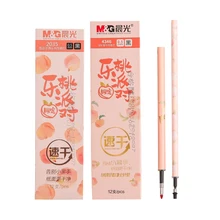 Гелевые чернила Сменные стержни для ручек 0,5 мм черные чернила сухие-быстро Гладкие письма 13 см для подключенной ручки 11 мм для ручка с пружинкой 12 шт./компл