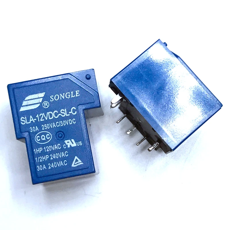 2 шт./лот Мощность реле SLA-05VDC-SL-C SLA-12VDC-SL-C SLA-24VDC-SL-C 5 В, 12 В, 24 В постоянного тока, 6Pin PCB реле 30A Лидер продаж