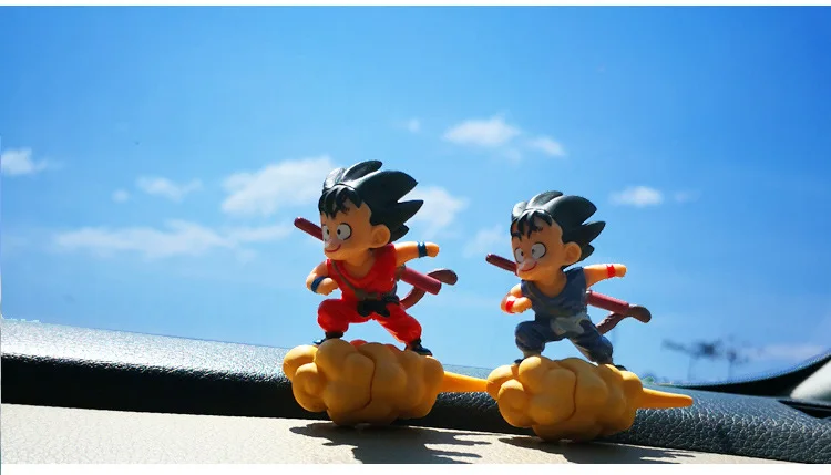 Летающий DRAGON BALL Z Автомобильные украшения окна Сон Гоку лобовое стекло 3D наклейки милые куклы приборной панели игрушки Авто интерьерные украшения