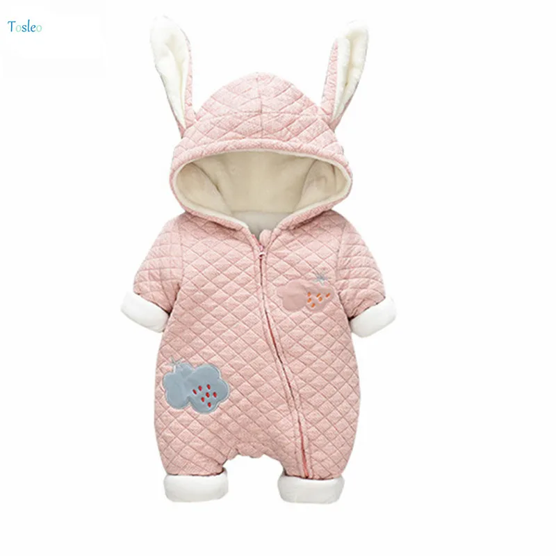 

Cotton Jumpsuit Newborn Rompers Winter Outwear Warm Boy Snow Overalls Baby Girl Clothes Kids Snowsuit Infant Outfits 0-2Y