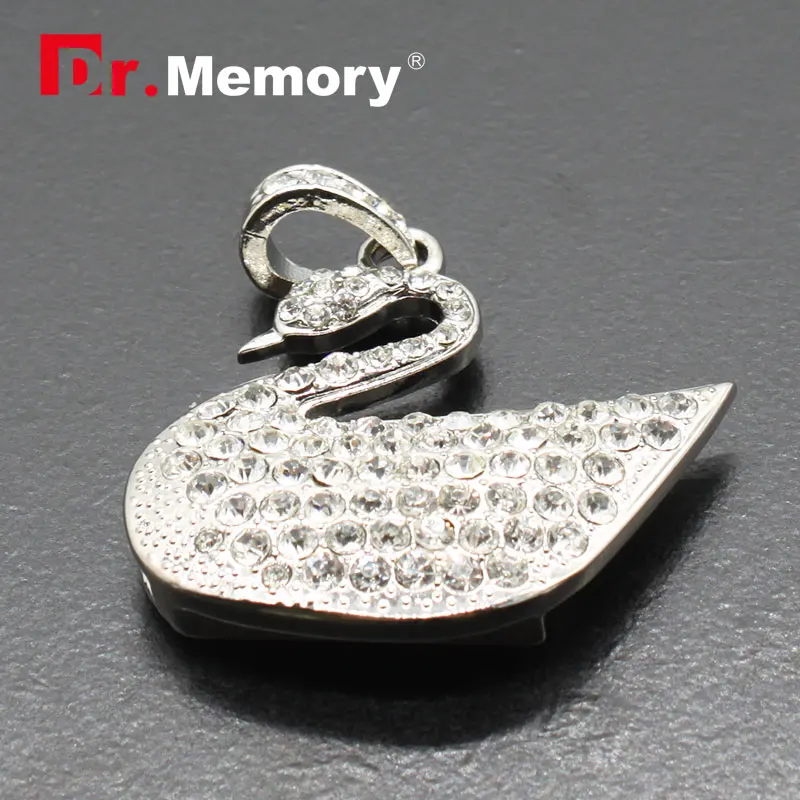 

Luxury Crystal USB 2.0 Flash Drives 32GB Real Capacity 4GB 8GB 16GB Pendrive Elegant Swan USB Memory Stick Pen Drive U Disk Gift