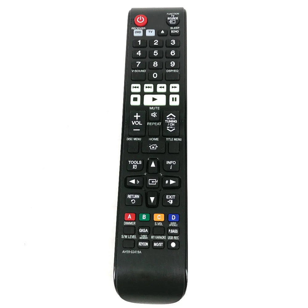 

Используется оригинальный для SAMSUNG Home Audio Remote control AH59-02419A HTE420 HTE320 Fernbedienung