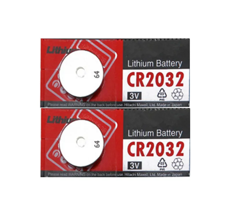 2 шт./лот CR2032 3 в фирменные новые батарейки ECR2032 изготовленные Японии бесплатная