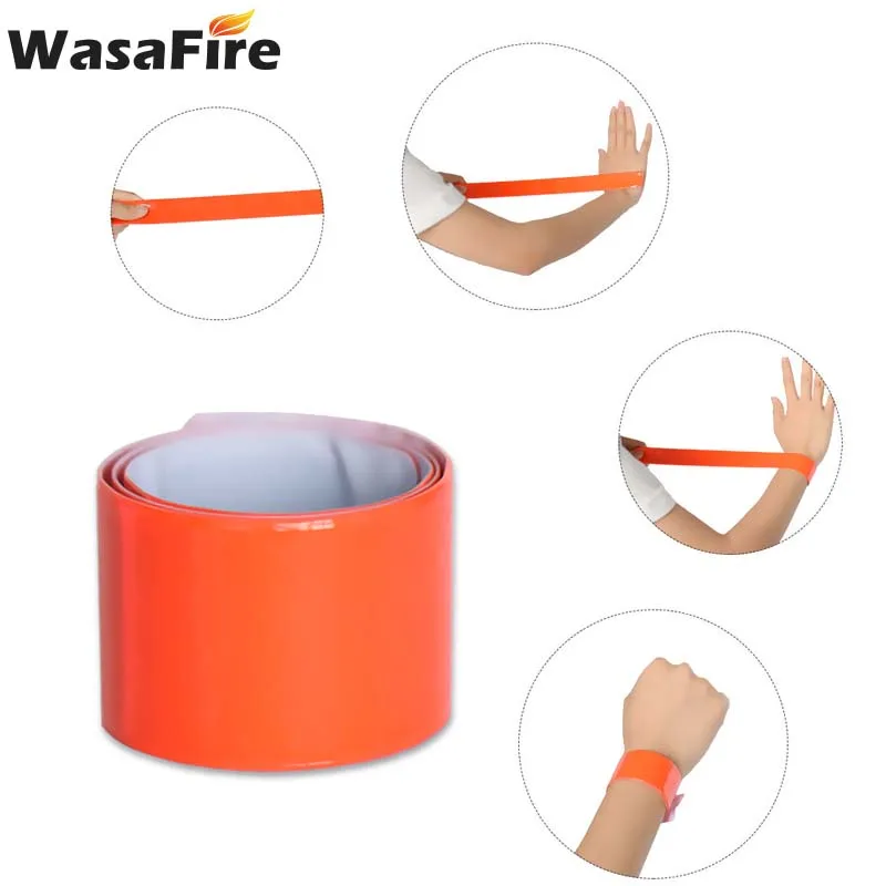 Best Hot sale Reflective Tapes Bike Stickers Running Cycling Reflective Strip Safety Warning Light Bicycle Bind Pants Leg Strap 2