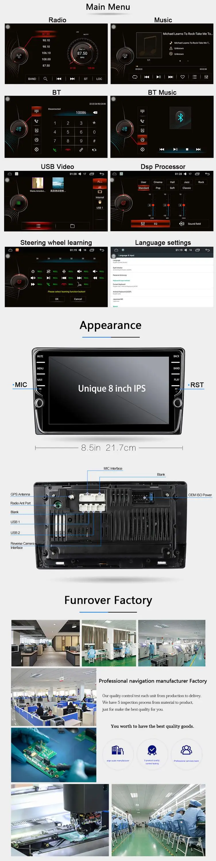 Flash Deal Funrover IPS android 8.0 2 din car dvd radio multimedia player for BMW 320 328 3 Series E90 E91 E92 E93 whit gps tape recorder 25