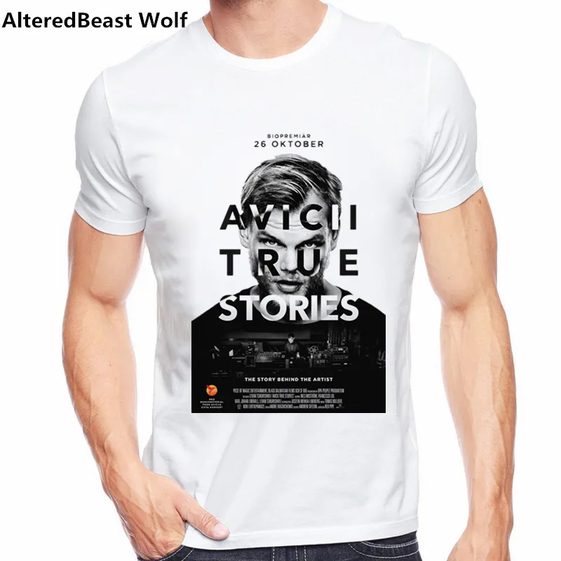 

2018 Newest AVICII Men T shirt Print Music Dj Avicii T Shirt Short Sleeves O Neck Summer Casual Tee Shirt Homme