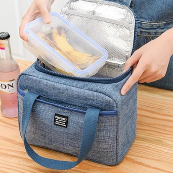 

Lunch Box Bag Portable Cation Lunch Cooler Bag Fruit Food Ice Bag Waterproof Large Picnic Thermal Bag For Women