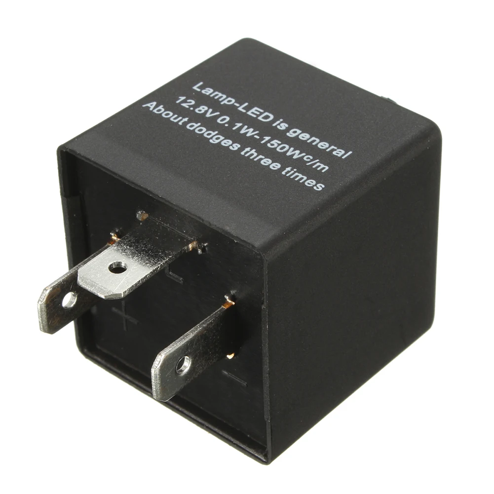 12V 3-PIN 0.02A-20A электронный светодиодный регулируемый мигалка реле для поворота сигнальный светильник мигалка