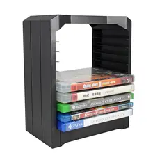 Multifuncional Torre de Almacenamiento en Disco con Doble Kit Aleación Muelle Soporte de La Consola para Xbox Controlador Para PS4