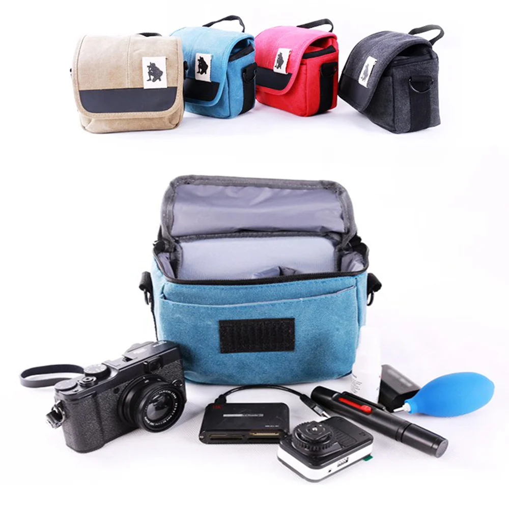 Buy Canvas Camera Bag Case for Sony Canon M G SX Nikon