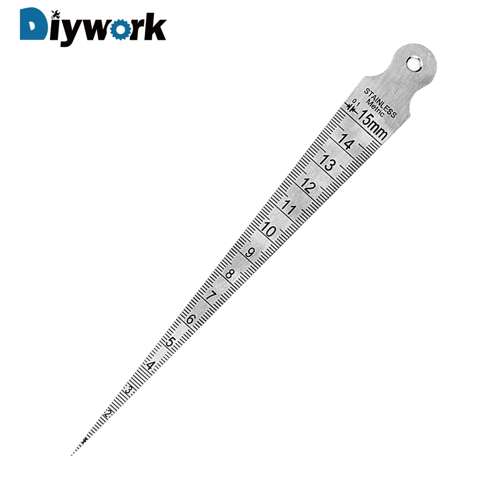 DIYWORK 1 шт. конус из нержавеющей стали измерительный щуп для сварки тест 0 15 мм