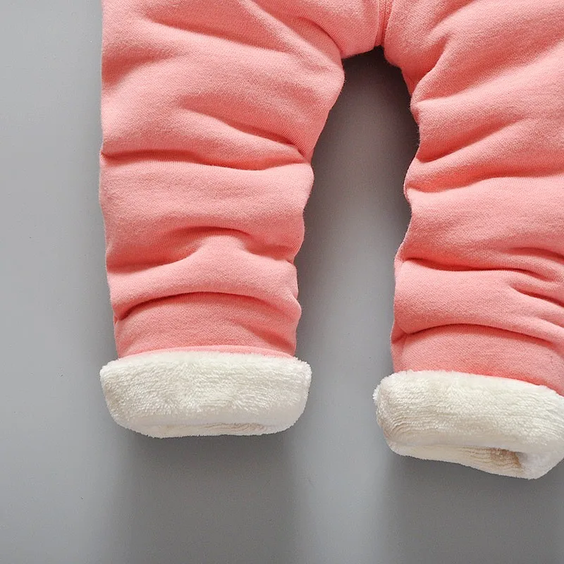 Новинка года, зимние штаны для малышей хлопковые леггинсы из плотного бархата для маленьких девочек и мальчиков теплые флисовые штаны для малышей повседневные штаны для маленьких мальчиков