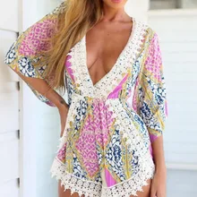 Женская сексуальная пляжная Солнцезащитная одежда siamesed пляжная одежда