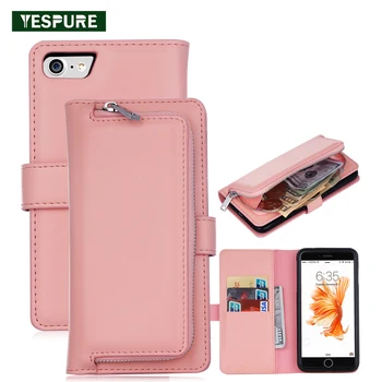 

YESPURE Mobile Phone Covers Leather Phone Wallet Pink Coque for Iphone 6 Fille Carcasas Fundas for Iphone 6s Mujer Anti Gravity