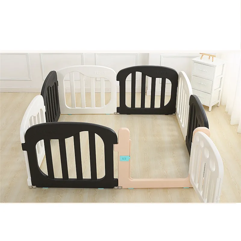 Environmental Baby Kids Fence Indoor Playgrounds Baby Playpen with Security Gate for Children Natural Child Safety Fence Plastic Environmental Baby Kids Fence Indoor Playgrounds Baby Playpen with Security Gate for Children Natural Child Safety Fence Plastic