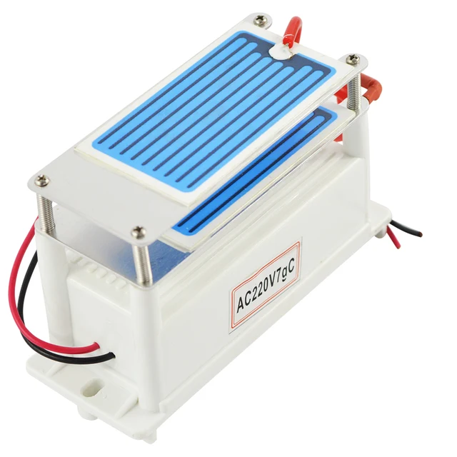 ATWFS 7g/h Ozone Generator 220V/110V Generator Water Air Cleaner with Ceramic Plate Longevity Double Sheet Sterilizer 3