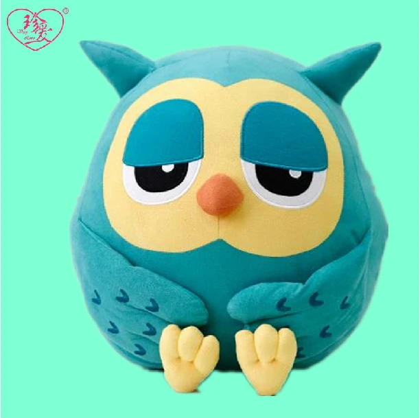 New Arrival 2 differenct color Plush Owl Toy With Soft Stuffed For Kids