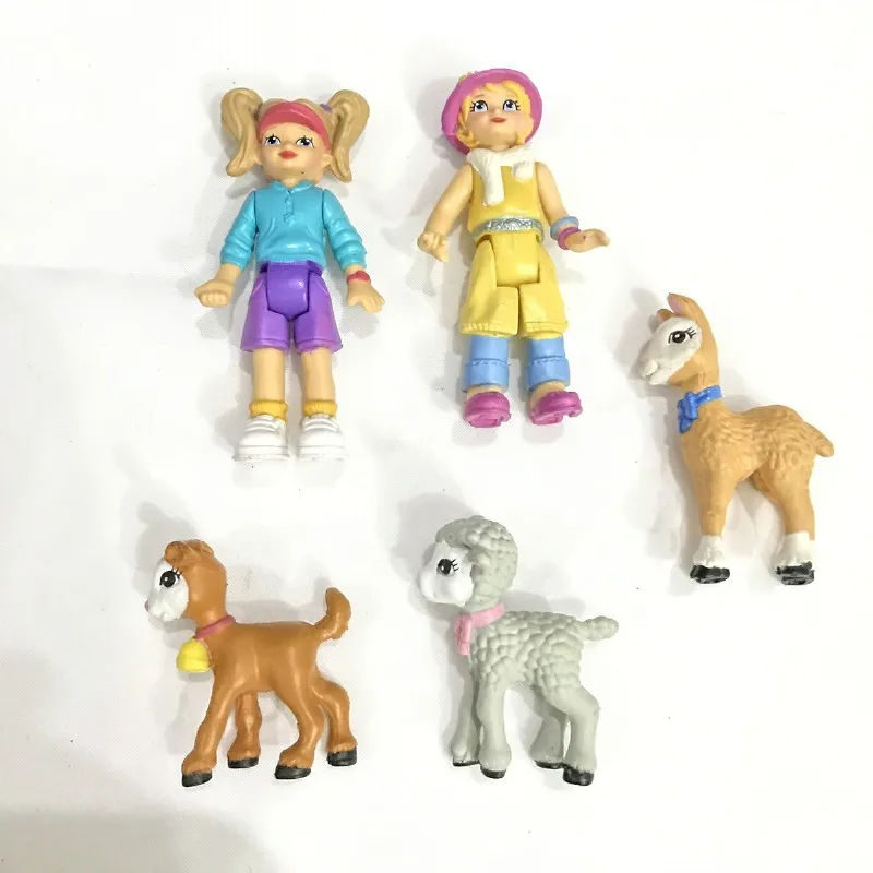 

5pcs/lot Cute Detachable Kids Toy Dolls Small animal girl group