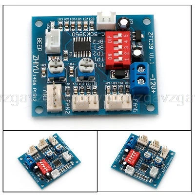 

1 PC 12V PWM CPU PC Fan Temperature Control Speed Controller Module High-Temp Alarm JUL16 dropshipping