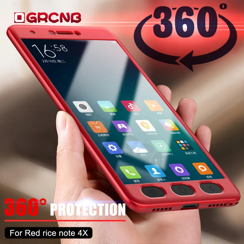 360 Full Cover Protection Case For Xiaomi Redmi 5 Plus 4A Note 4 4X Case Hard Cover With Glass For xiaomi redmi Note 5A Pro Case 360 Full Cover Protection Case For Xiaomi Redmi 5 Plus 4A Note 4 4X Case Hard Cover With Glass For xiaomi redmi Note 5A Pro Case