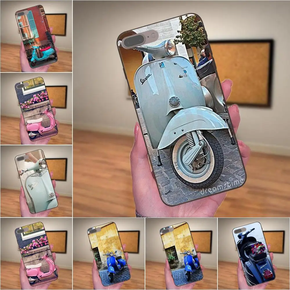 

Soft Phone Cover Case For Xiaomi Redmi Note 2 3 4 4A 4X 5 5A 6 6A 7 Go Plus Pro S2 Y2 The Blue Vespa