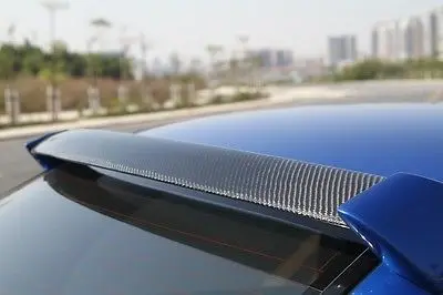 Углеродное волокно+ FRP верхний спойлер крыла губ подходит для Subaru Impreza WRX 02-07
