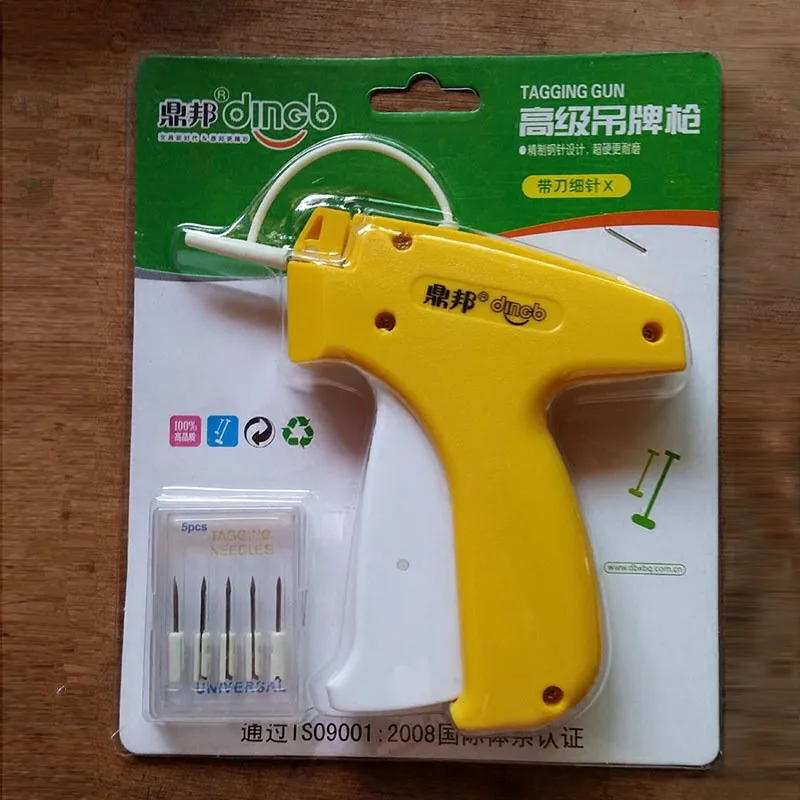 

DONYAMY Garment Price Label Tagging Clothes Tag Gun + 5 Needles Set Tool Top Quality