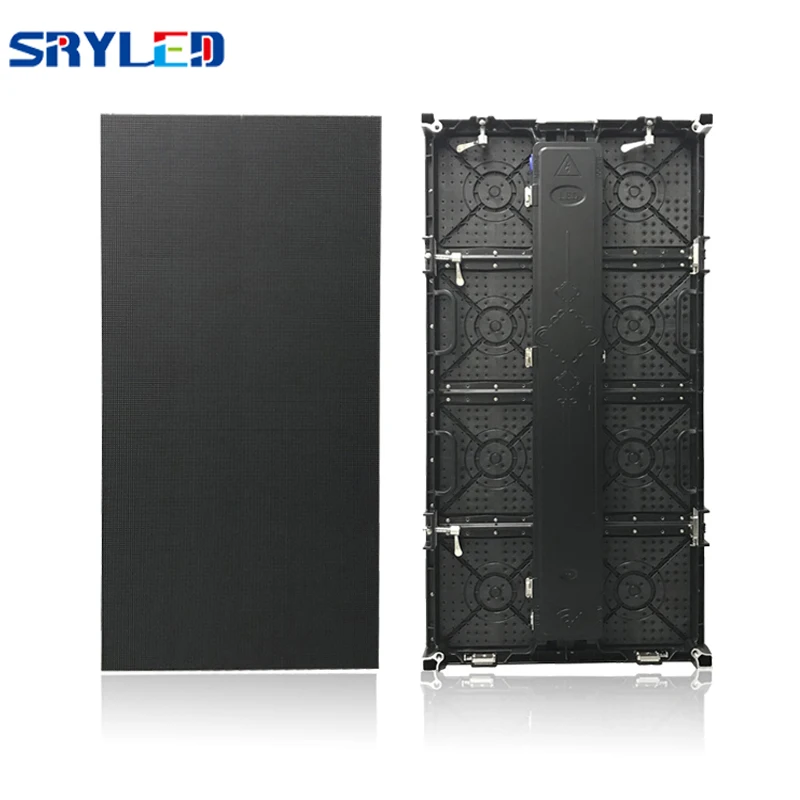 

Indoor P3.91 500x1000mm SMD2121 led die casting rental display cabinet nova card for TV station stage