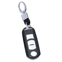 Кожаный брелок для ключей из углеродного волокна, Автомобильный Дистанционный брелок, аксессуары для ключей, чехол, кольцо для Jeep Dodge Chrysler, аксессуары - Название цвета: black10