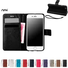 Модный чехол-книжка из искусственной кожи с принтом для Apple iPhone 5 5S SE и откидной крышкой+ держатель для карт, чехол для телефона 5SE, силиконовая задняя крышка