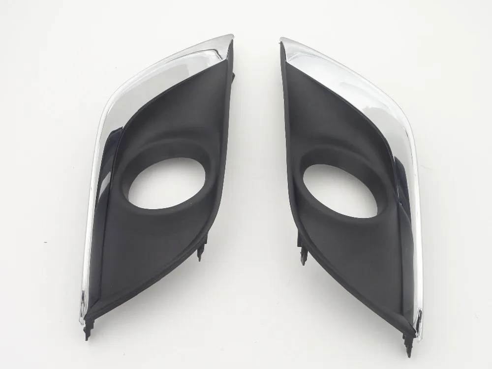 

1 Pair Left & Right Front Bumper Fog Light Lamp Cover Bezel for NISSAN VERSA 2015-2016